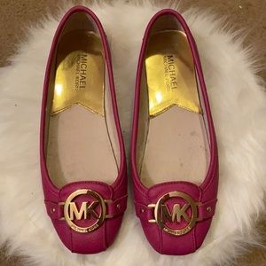 Magenta Michael Kors Flats